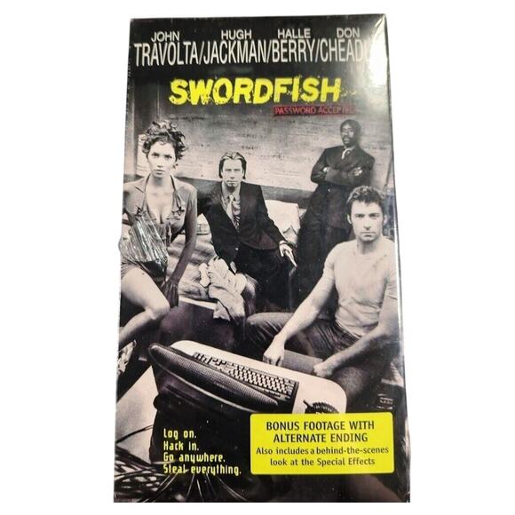 Swordfish (2001, VHS, R) SEALED WHV Watermark - Picture 1 of 3